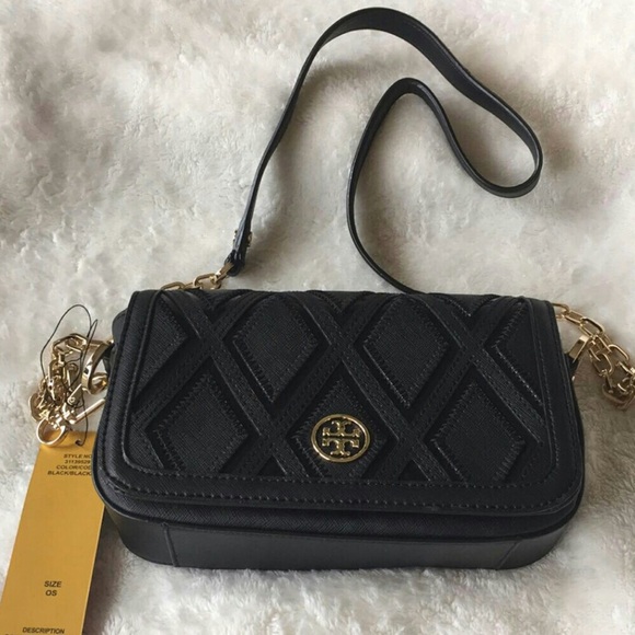 Tory Burch Handbags - Tory Burch Robinson patchwork chain mini